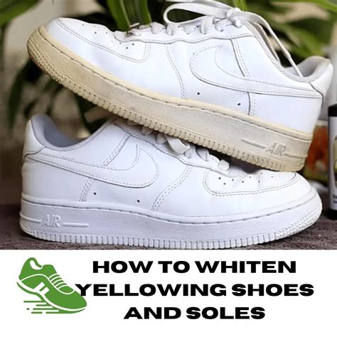 do fake icy shoes yellow|how to fix yellowing on shoes.